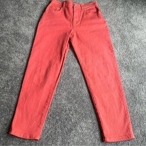 Gloria Vanderbilt Red High Rise Stretch Jeans